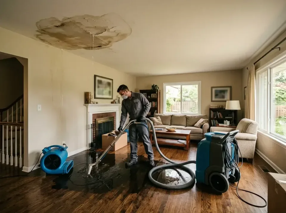 attic-pipe-burst-ceiling-drip-008 — frequently asked questions, Water Damage Restoration & Carpet Care in Houston, MO